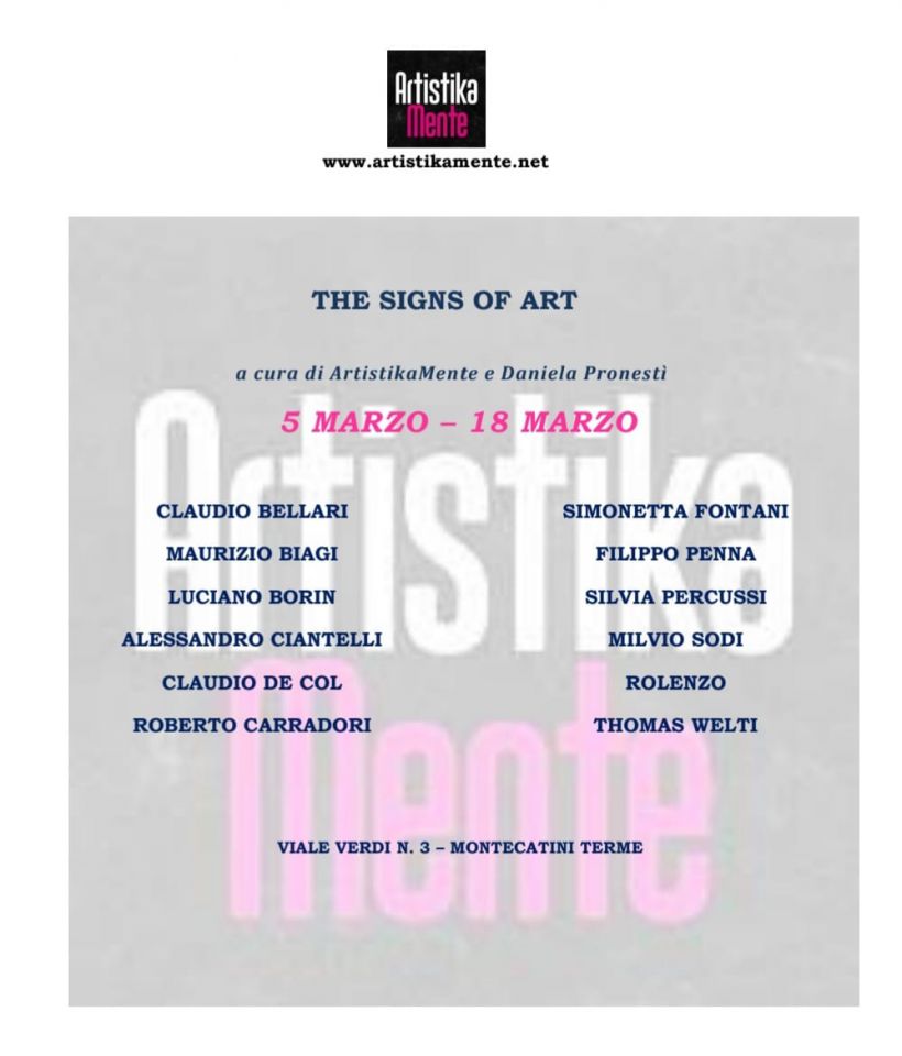 Immagine evento THE SIGNS OF ART