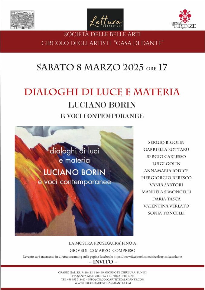 Immagine evento Dialoghi di luce e materia